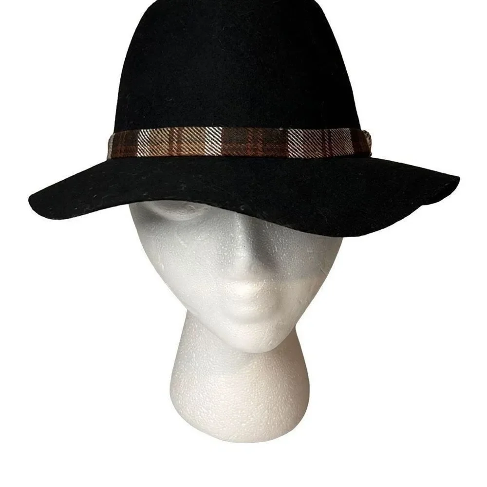 THE HATS COMPANY‎ by Filippo Catarzi Made in Italy 100% wool black hat NWT